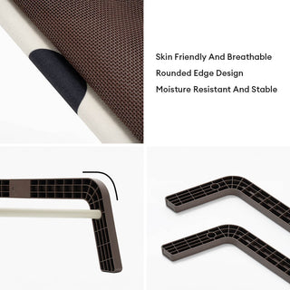 Polka Dot Frosted Suede Elevated Dog Bed