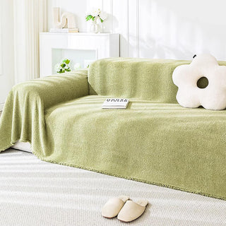 Plush Sofa Cover with Waterproof Protection