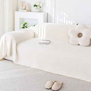 Plush Sofa Cover with Waterproof Protection