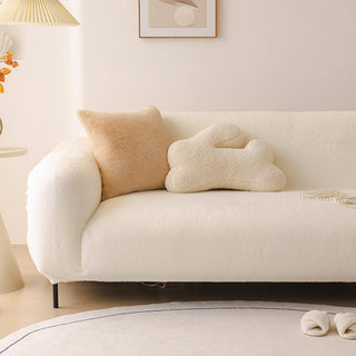 Skin-Friendly Plush Couch Protector