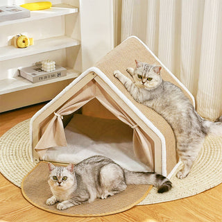 Scratch-Resistant Roof & Soft Sleeping Tent House