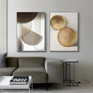 Abstract Geometric Canvas Wall Art