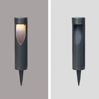 Solar Walkway Garden Light with Black Finish