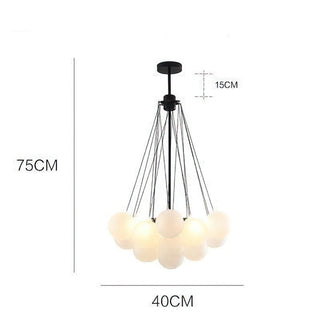 Frosted Glass Globe LED Pendant Light