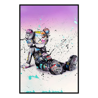 Modern Graffiti Elephant Wall Art