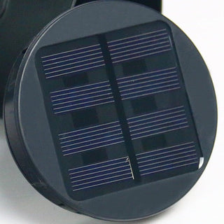 Solar Walkway Garden Light with Black Finish