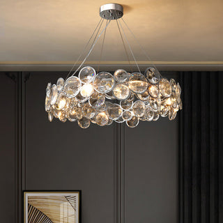 Modern Crystal Ring Chandelier Ceiling Light
