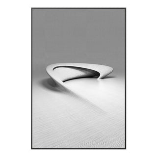 Modern Nordic Canvas with 3D Geometry