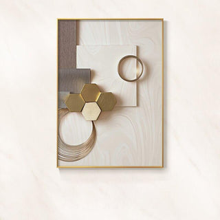 Abstract Geometric Canvas Wall Art