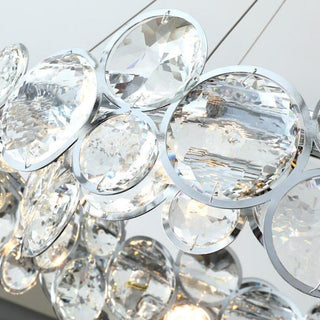 Modern Crystal Ring Chandelier Ceiling Light