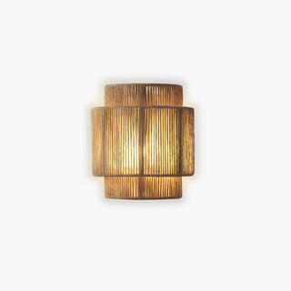 Handwoven Rope Wall Light