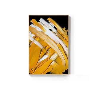Modern Abstract Yellow Canvas