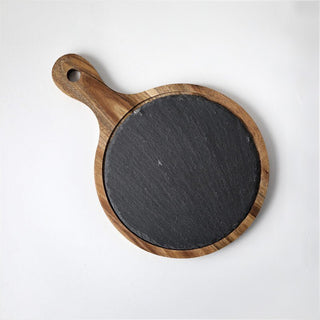 Round Slate Dinner Plate