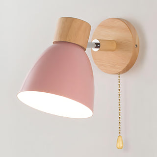 Nordic Wall Lamp with Pull Chain