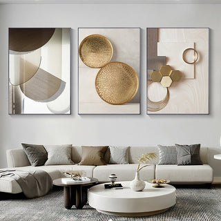 Abstract Geometric Canvas Wall Art