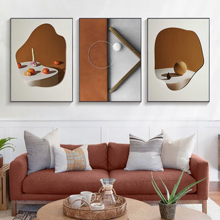 Abstract Geometric Canvas Wall Art