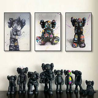Modern Graffiti Elephant Wall Art