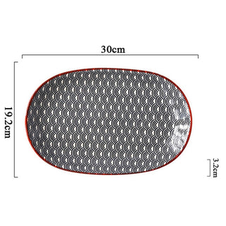 Decorative Ceramic Sushi Plate