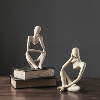 Nordic Abstract Thinker Statue