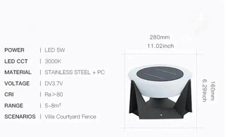 Solar Outdoor Land Lights For Garden Pathway And Deck Lighting
