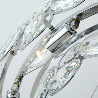 Modern Crystal Ring Chandelier Ceiling Light