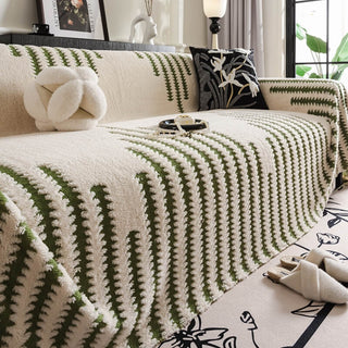 Soft Plush Pet-Friendly Couch Cover