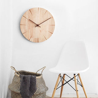 Solid Wood Wall Clock