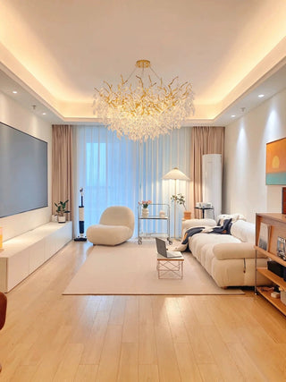 French Branch Crystal Chandelier