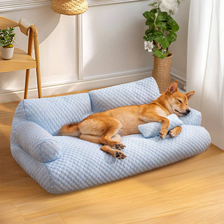 Breathable Ice Silk Cooling Pet Bed