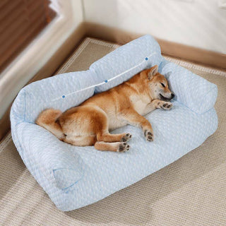 Breathable Ice Silk Cooling Pet Bed
