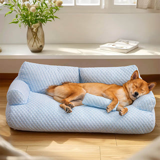 Breathable Ice Silk Cooling Pet Bed