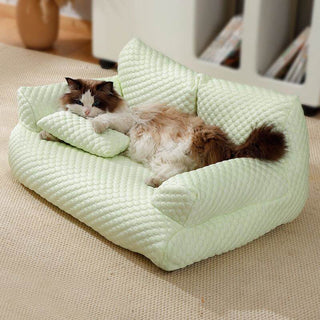 Breathable Ice Silk Cooling Pet Bed