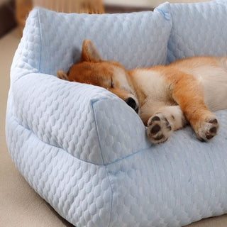 Breathable Ice Silk Cooling Pet Bed