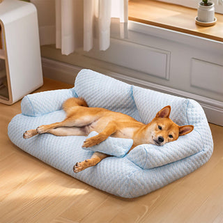 Breathable Ice Silk Cooling Pet Bed