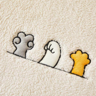 Cat Paw Protective Sherpa Fleece Couch Cover