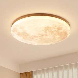 Modern Round Moon Ceiling Light