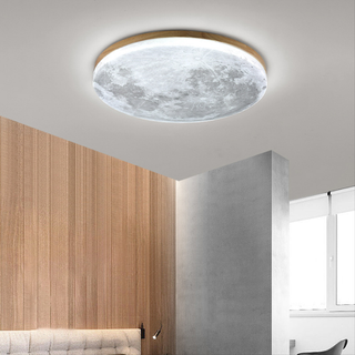 Modern Round Moon Ceiling Light