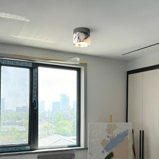 Round Marble Ceiling Lamp
