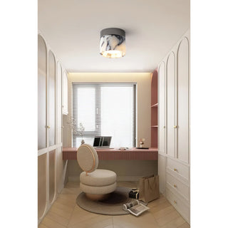 Round Marble Ceiling Lamp