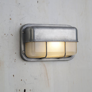 Vintage Outdoor Wall Light With Glass Shade
