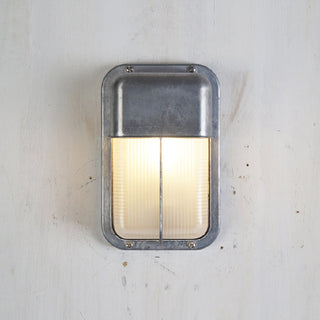 Vintage Outdoor Wall Light With Glass Shade