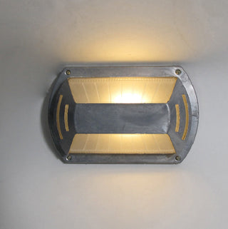 Vintage Outdoor Wall Light With Glass Shade