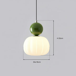 Modern Bauhaus Pumpkin Ceiling Light