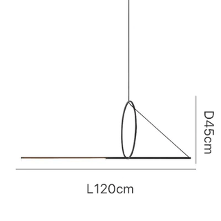 Triangle LED Pendant Light