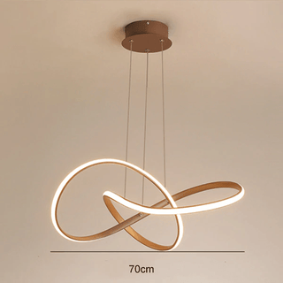 Modern LED Pendant Light – Elegant Twisted Design