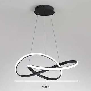 Modern LED Pendant Light – Elegant Twisted Design