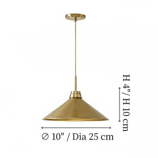 Milk Glass Cone Pendant Light