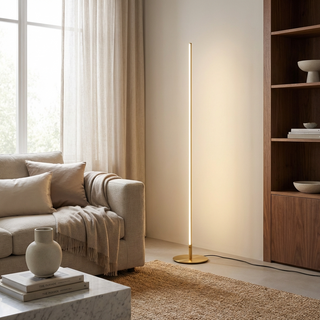 Minimalist Slim Metal Floor Lamp
