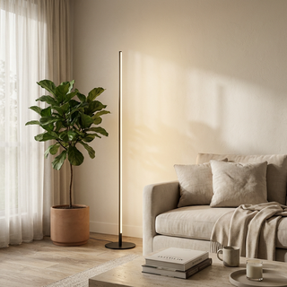 Minimalist Slim Metal Floor Lamp