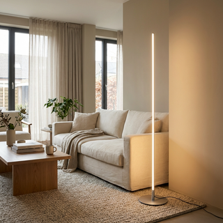 Minimalist Slim Metal Floor Lamp